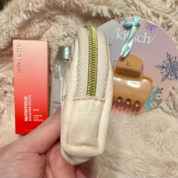 Coach Cosmetic Bag + Estée Lauder, Elizabeth Arden & Kitsch Beauty Bundle (NEW) - Picture 3 of 7